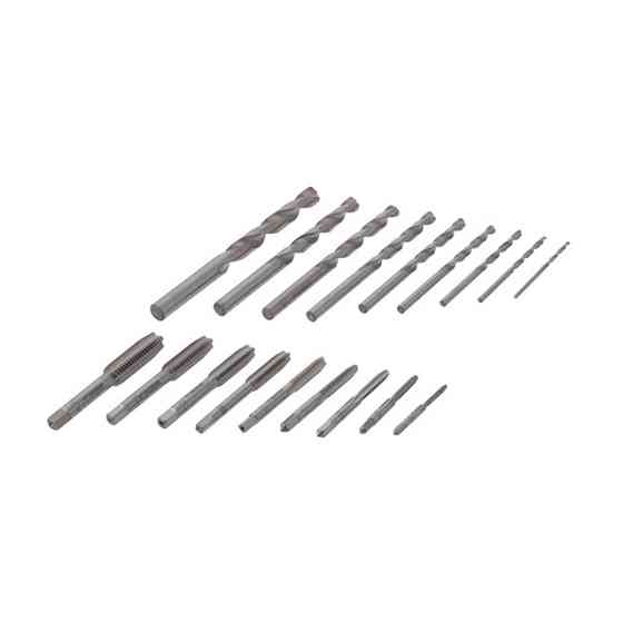 Набор метчиков и сверл, 18 ед. INTERTOOL SD-8100 Киев