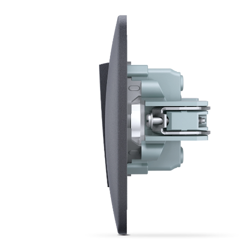 BINERA чорний графіт Вимикач внутрішній 3кл Videx Житомир - фото 7