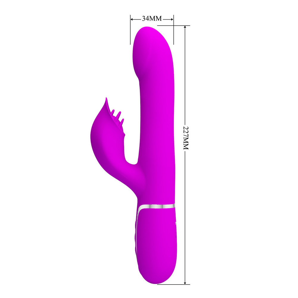 Вібратор PRETTY LOVETwinkled Tenderness Purple, 7 vibration functions 4 rolling functions Memory fun Sex Aura Київ - фото 4