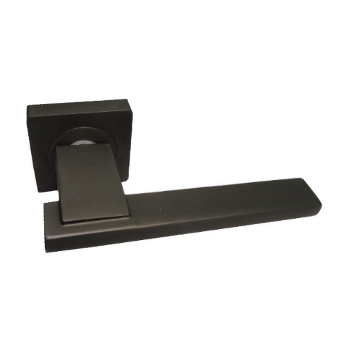 Ручка дверна на квадратній розетці R08.142 AL Graffit KEDR Житомир - изображение 1