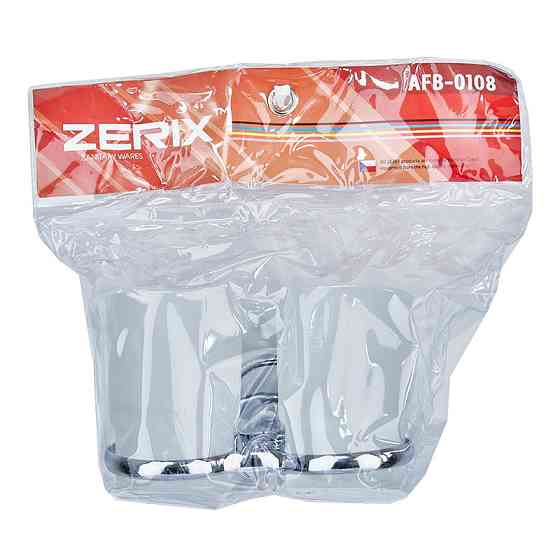 Держатель с 2 стаканами (стекло) Zerix AFB-0108 (ZX5058) Киев