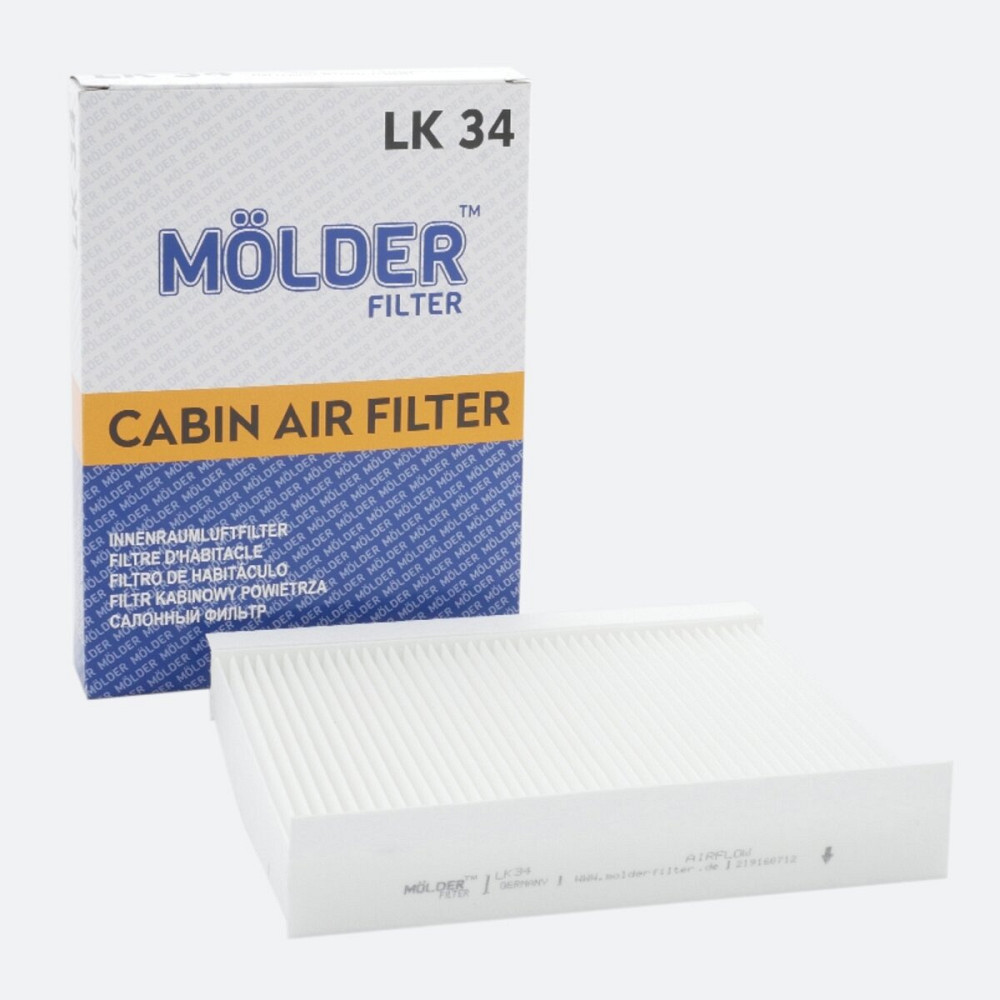 Фільтр салону Molder Filter LK 34 (WP9130, LA144, CU2335) Киев - изображение 1