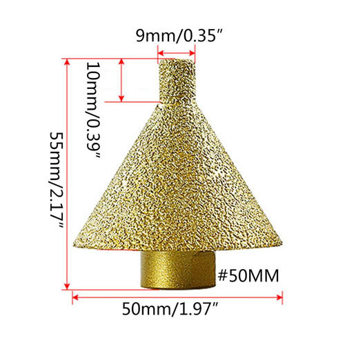 Алмазная насадка для дрели 9–50 мм для керамики и камня Киев - изображение 3