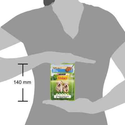 Влажный корм для собак Purina Friskies Junior с курицей и морковью в соусе 85 г (7613035800861/8445290751096) Винница