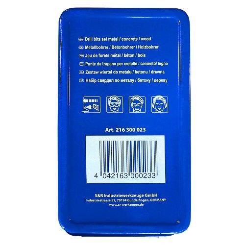 Набір свердел комбінований S & R 23 шт.(216300023) Коломия - фото 3