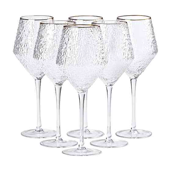 Набір тонкостінних бокалів 6 шт по 600 мл Київ