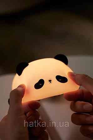 Силіконовий бездротовий нічник "Панда лежача" Київ