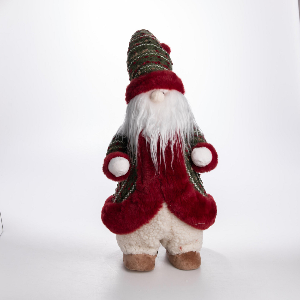 Новорічна фігурка Скандинавський Санта 21×20×53 (см) Червоний CR-4-8 Коломия - фото 1