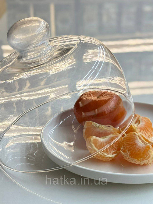 Тарілка з кришкою для зберігання  «White kitchen» 20*14,5 см кераміка + скло 8030-321 Київ - фото 9