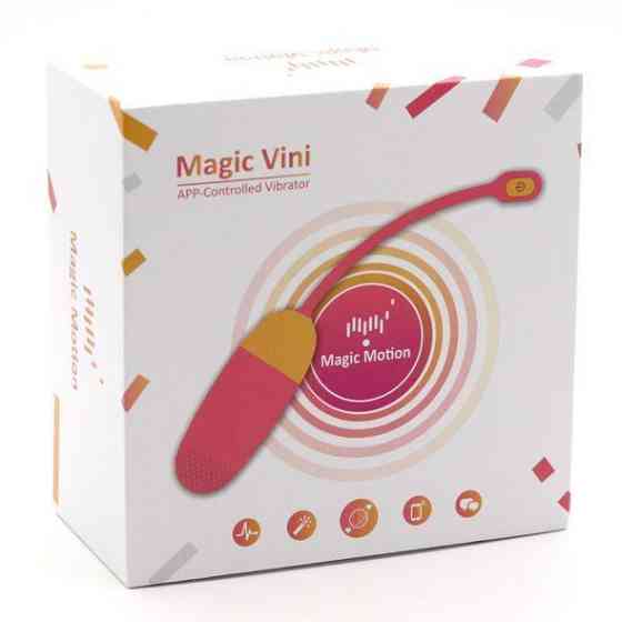 Смарт-віброяйце Magic Motion Vini Orange, керування зі смартфона Sex Aura Київ