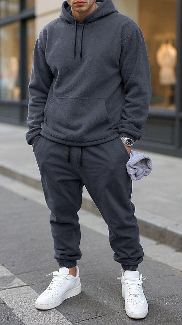 Мужской теплый костюм (худи+штаны) Одесса - изображение 1