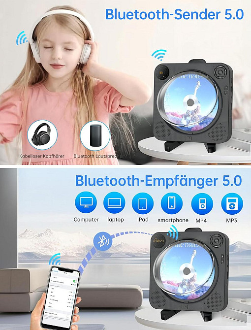 Аудиосистема Arafuna CD-плеер USB Bluetooth FM Radioз Германии Днепр - изображение 5