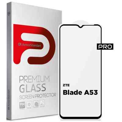 Скло захисне Armorstandart Pro ZTE Blade A53 Black (ARM68743) Вінниця
