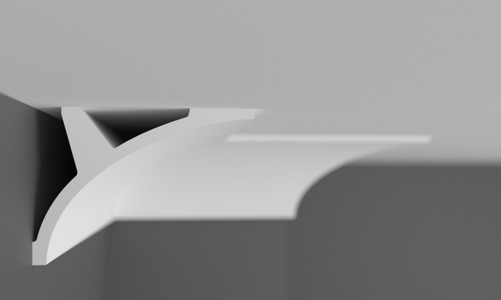 Карниз полиуретановый гладкий Gaudi Decor P 963 Днепр - изображение 2