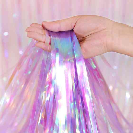 Дощик для фотозони 1 м на 1 м перламутрово-фіолетовий Київ