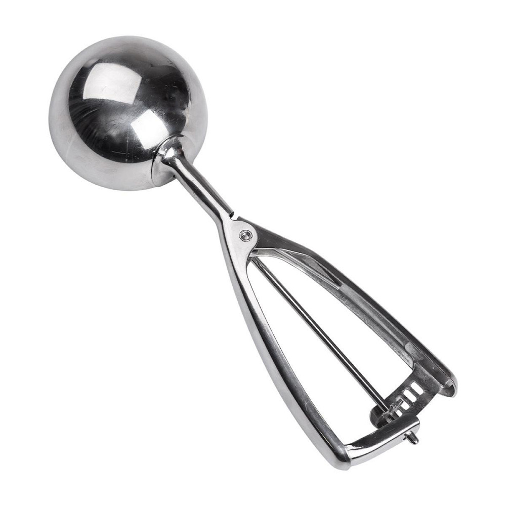 Круглая ложка для мороженого 23×6.5 см из нержавеющей стали HP-19-20-7.2x23CM Киев - изображение 3