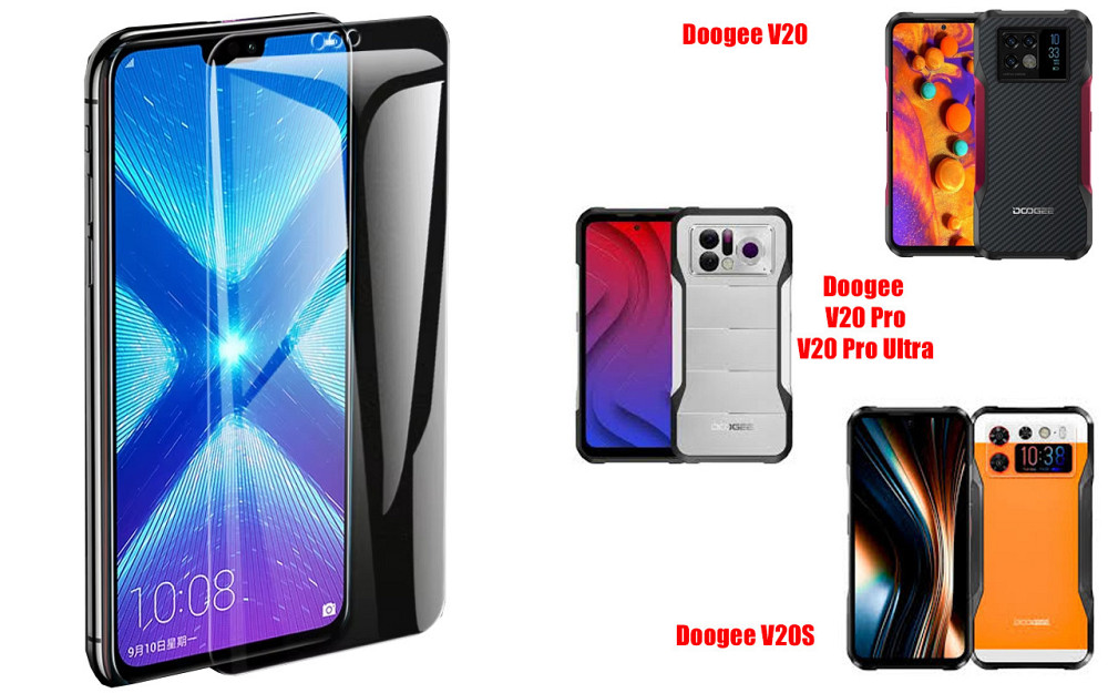 Защитное стекло NeoGlass для Doogee V20, V20 Pro, V20S, V20 Pro Ultra – ультрапрозрачное и устойчивое Киев - изображение 2