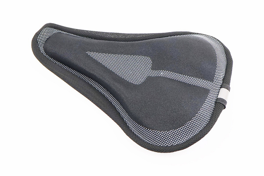 Чохол на сидіння, з м'якою поролоновою вставкою, чорно-сірий Київ - фото 1