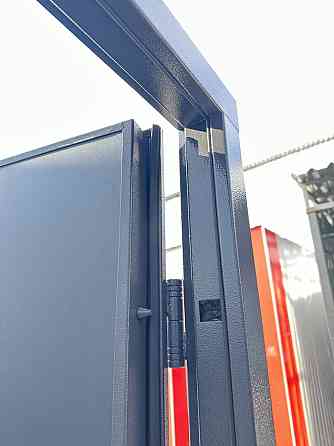 Двері вуличні Redfort, модель Блейд RAL 7024, комплектація Оптима плюс Метал/МДФ (2 контури) Київ