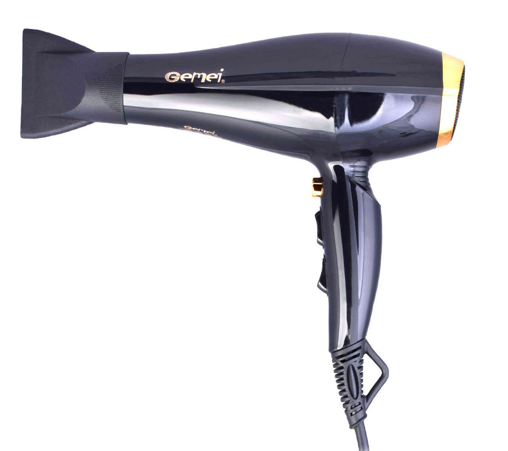 Фен з золотистим обідком Gemei Gm 1765 Вінниця - фото 2