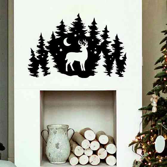 Декоративное настенное Панно «Новый год», Декор на стену Киев