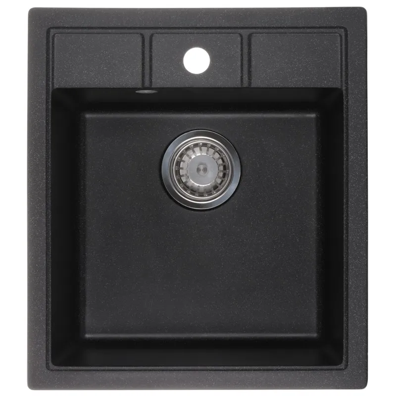 Кухонна мийка Zerix ZS-4651S-03 Чорна, модель ZX4564 Харків - фото 1
