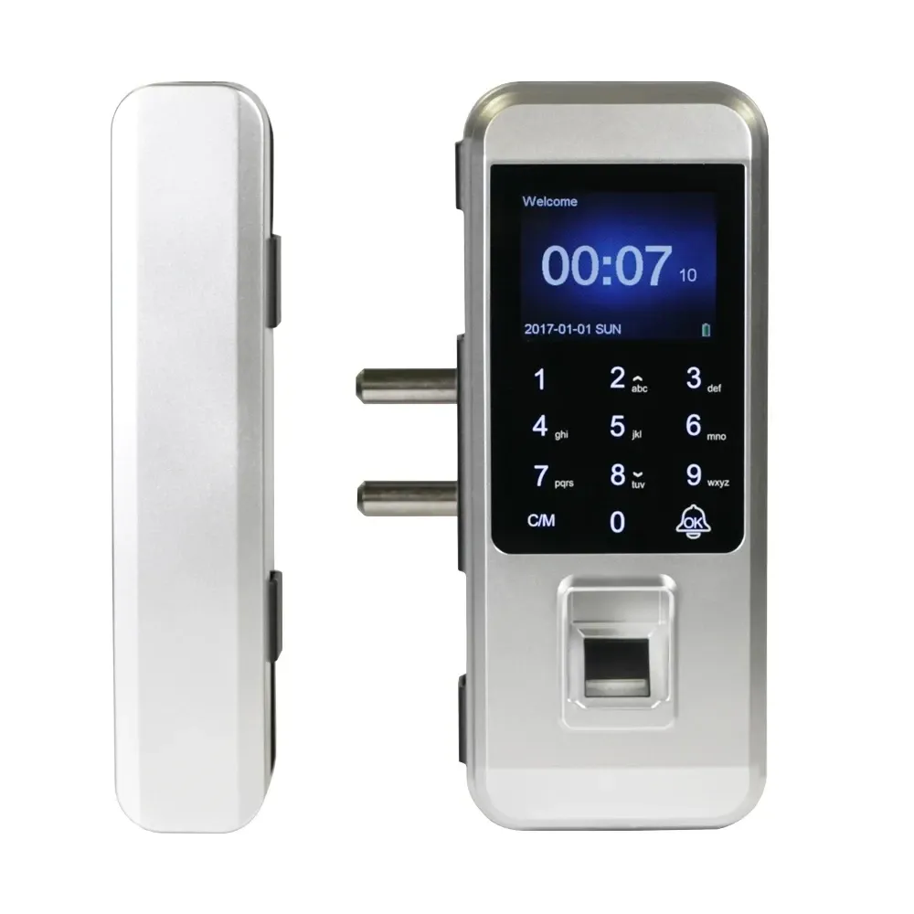 Замок біометричний автономний на скляні двері Trinix TRL-3304BG зі зчитувачем відбитків пальців і карт EM-Marine (65-00005) Киев - изображение 9