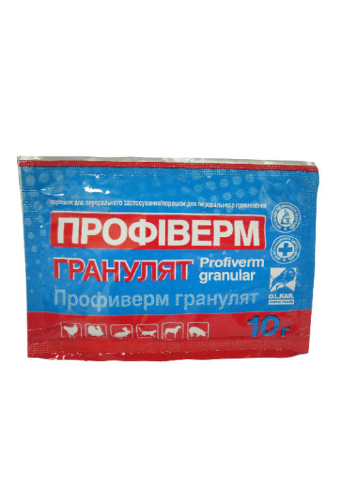 Профиверм гранулят 0,35% 10 г O.L.KAR. Винница - изображение 1