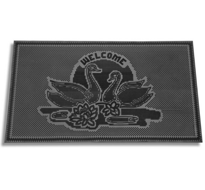 Килимок гума 45*75*0,6 см К-18 чорний ДУБНО Житомир - фото 1