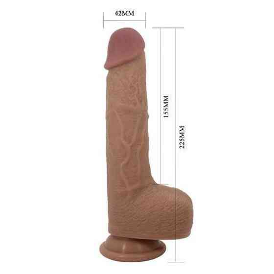 Реалістичний вібратор - Pretty Love Tommy Vibrator Flesh Sex Aura Київ