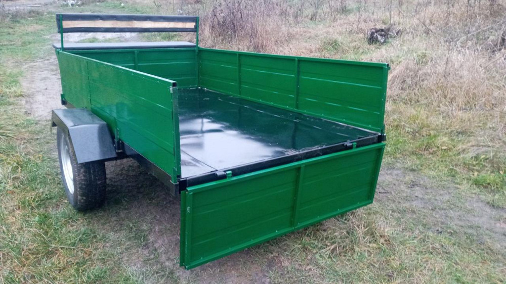 Причіп до мотоблока ТМ «ШИП» 190×115×38 см | Розбірний, без спинки, під жигулівську маточину, без коліс Харків - фото 2