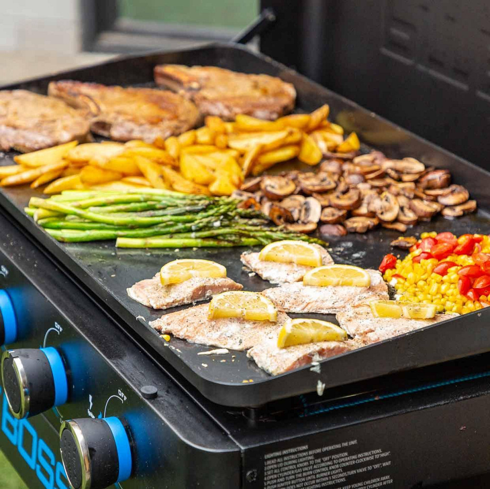 Портативный газовый гриль-планча Pit Boss Ultimate, на 4 горелки, съемный, со столом, 10813 Код: 011110 Ровно - изображение 8