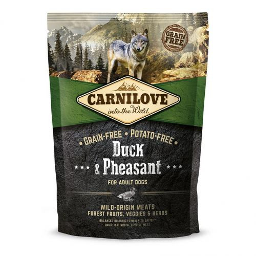 Корм сухой Carnilove Adult Duck and Pheasant для взрослых собак всех пород с уткой и фазаном 1,5 кг Киев - изображение 1