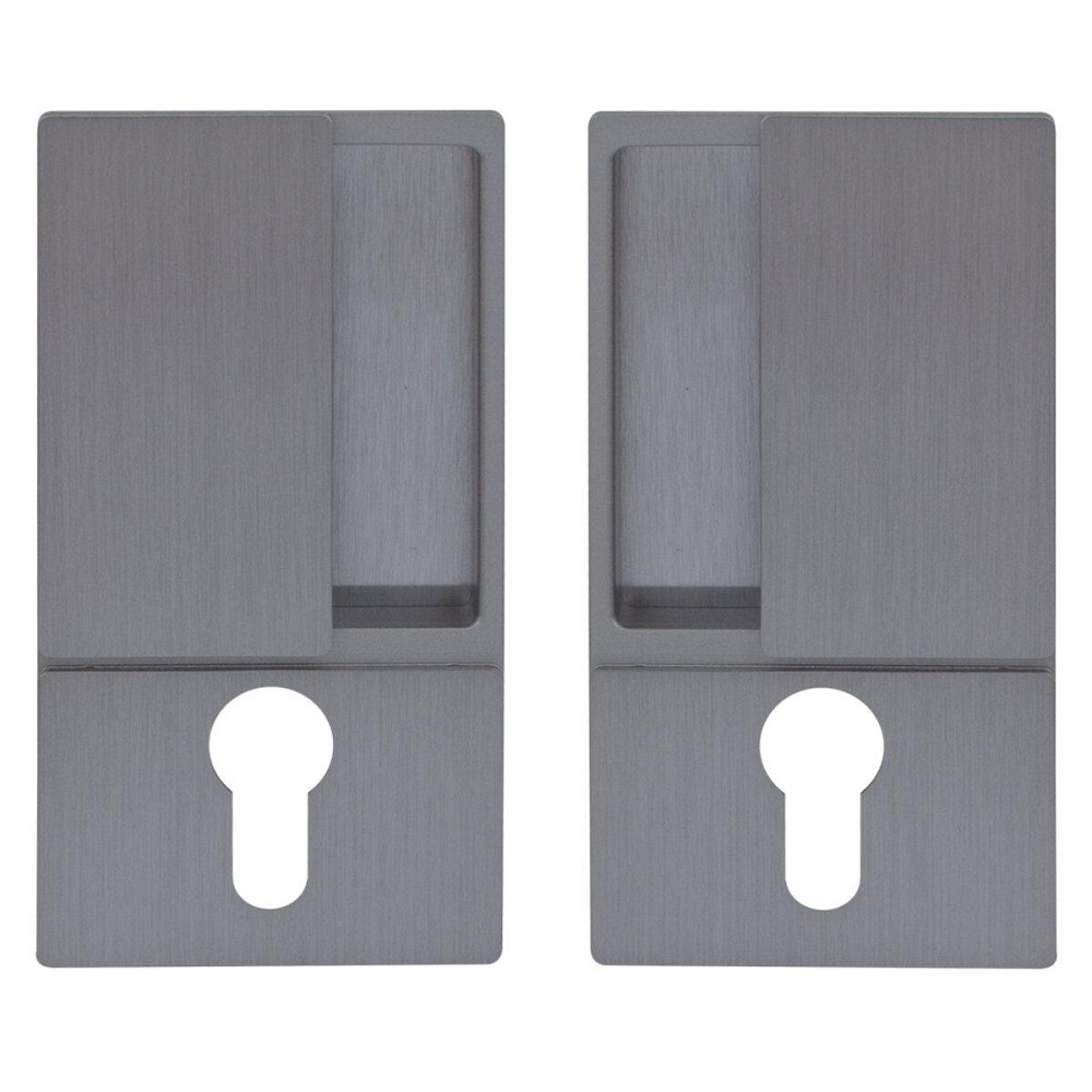 Ручка AGB Art. B300030032 WAVE под цилиндр брашированный матовый хром Киев - изображение 1