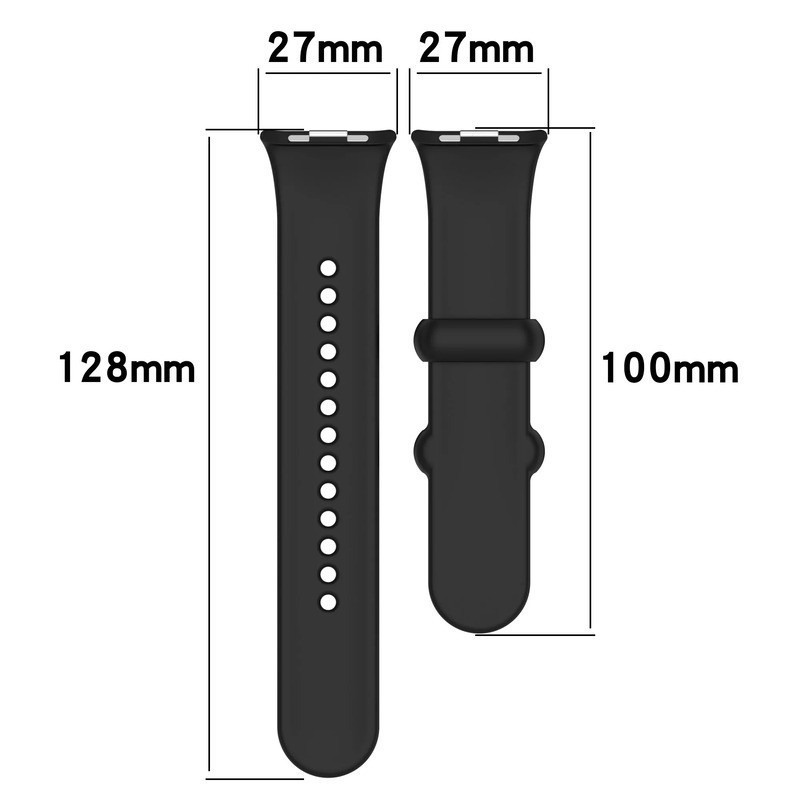 Ремешок для смарт-часов силиконовый Dazzling Xiaomi Redmi Watch 4 27 мм (Зеленый) Николаев - изображение 4