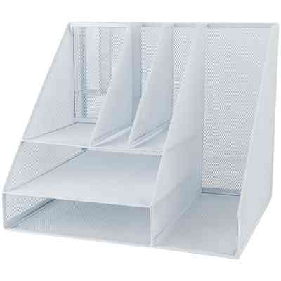 Настільний набір Axent підставка-органайзер мультифункціональна 345x290x290 мм металева біла (2127-21-A) Вінниця