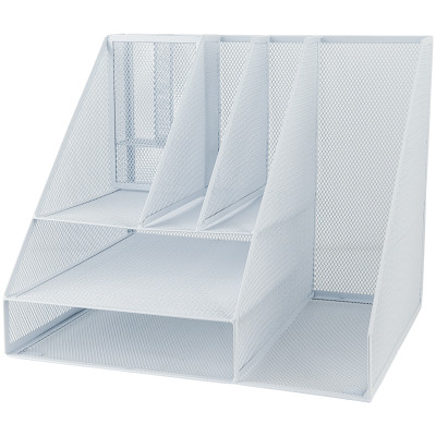 Настільний набір Axent підставка-органайзер мультифункціональна 345x290x290 мм металева біла (2127-21-A) Вінниця - фото 1