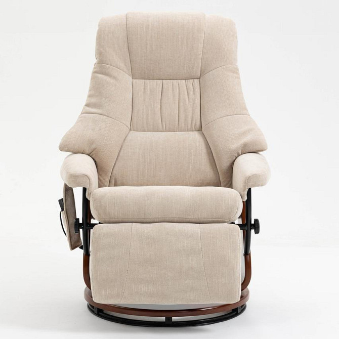Крісло для відпочинку Avko Style ARMH 001 Beige з масажем, підігрівом і підставкою для ніг Київ - фото 4