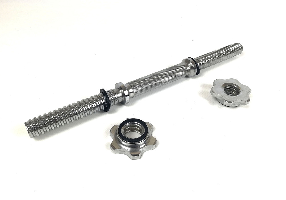 EasyFit Гантельний гриф EasyFit 40 см Ø 25 мм хромований Коломыя - изображение 1