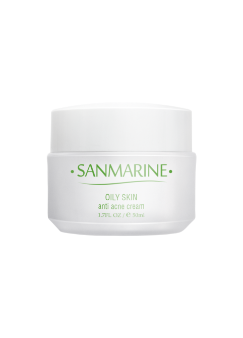 SanMarine Крем себорегулюючий Oily Skin Anti Acne Cream 50 мл Дніпро - фото 1