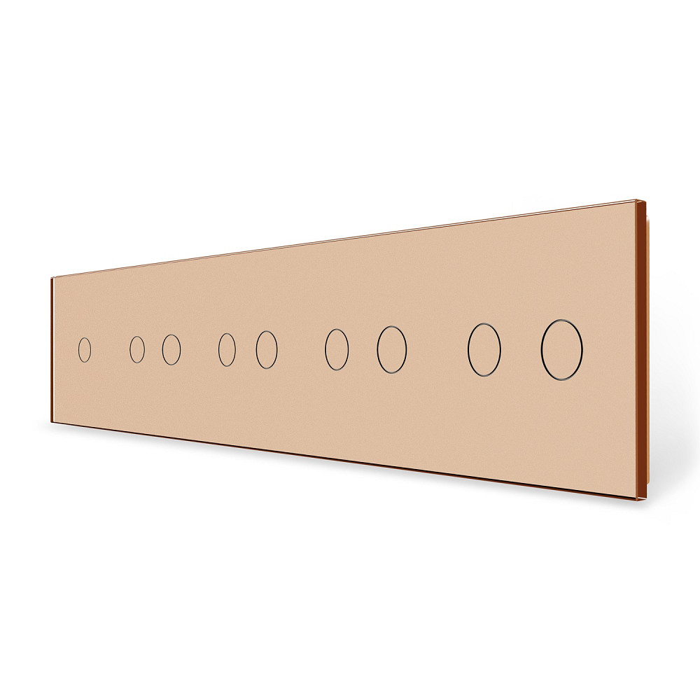 LIVOLO Рамка 5-постова для одного 1-сенсорного та чотирьох 2-сенсорних вимикачів (1-2-2-2-2) LI Коломыя - изображение 1