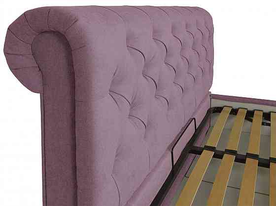 Кровать Двуспальная London Standart 180 х 200 см Fibril 24 C1 Темно-розовый Киев