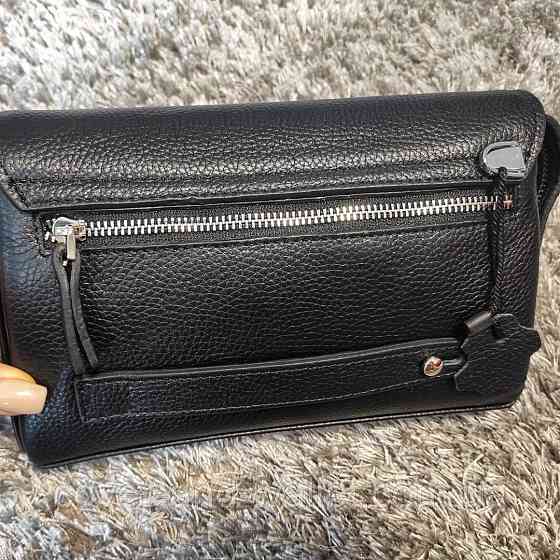 Стильна чоловіча шкіряна барсетка клатч на дві блискавки ST Leather 10021 Київ