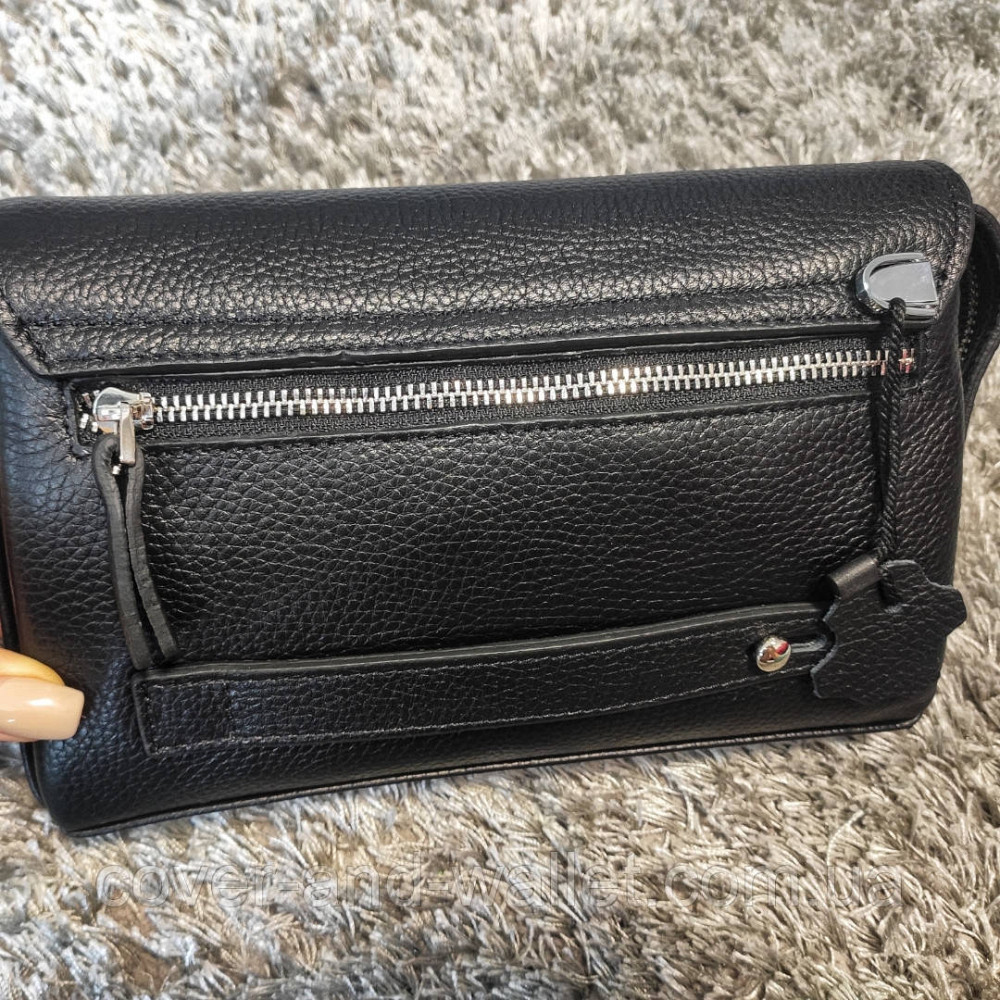 Стильна чоловіча шкіряна барсетка клатч на дві блискавки ST Leather 10021 Київ - фото 6