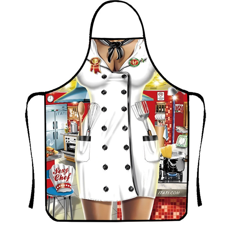 Фартух з приколом для жінок Кухарка 75 на 60 см різнобарвний Київ - фото 1