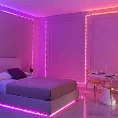 Гирлянда Twinkly Smart LED, Dots 400 RGB LED Lights String Black Wire Plug IP44 20м (TWD400STP-BEU) Винница