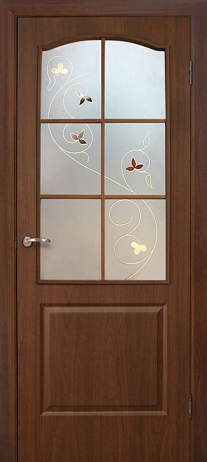 Двери Омис коллекция: Классика '' СКИН'' Полотно, Классика ПО Орех (ЗС+КМ) Киев - изображение 1