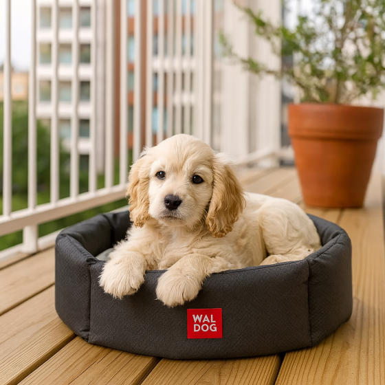 Лежанка для собак WAUDOG Relax, малюнок "Інжир", S, Ш 34 см, Д 45 см, В 17 см Київ