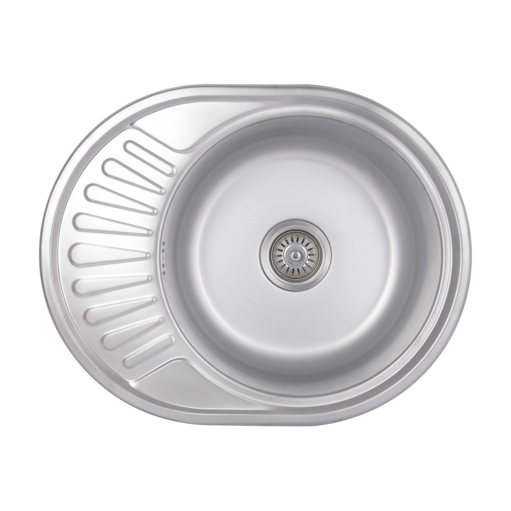 Кухонная мойка Brinex 5745 0,8 мм Satin (BRIN5745SAT08) Киев - изображение 11