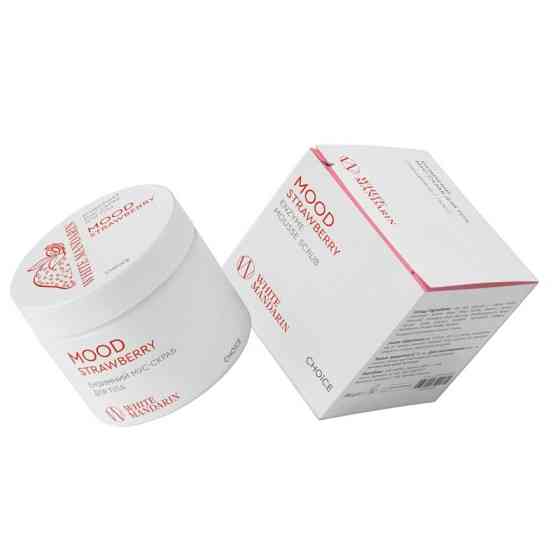 Ензимний мус-скраб для тіла Mood strawberry White Mandarin 350 г Київ